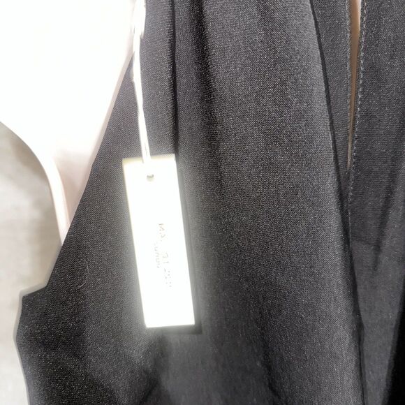 NEW MAX STUDIO Womens Black Halter Sleeveless V Neck Tunic Jumpsuit Sz Large NWT - Picture 11 of 12